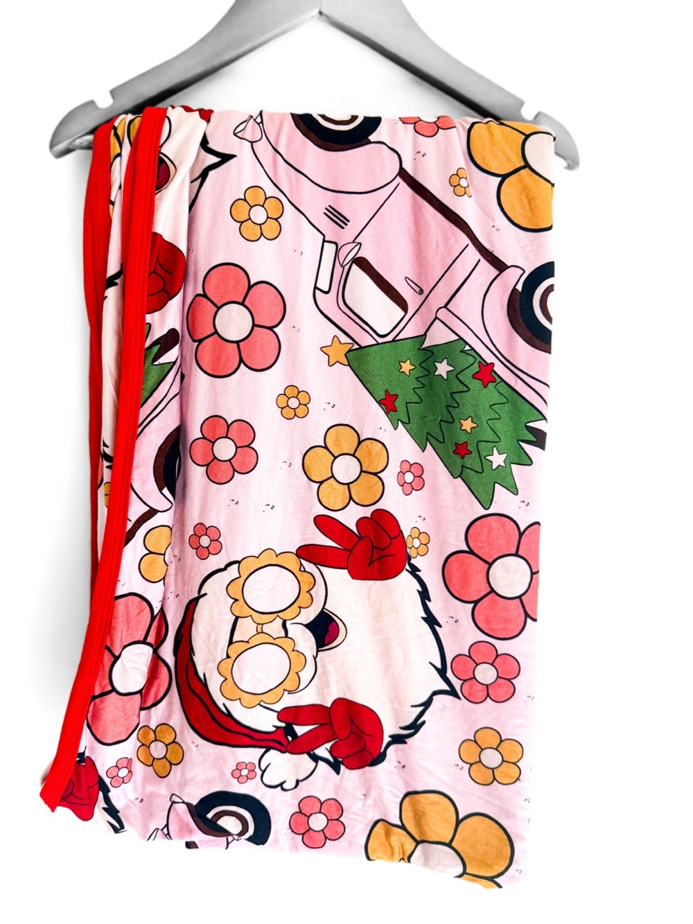 Christmas bamboo blanket